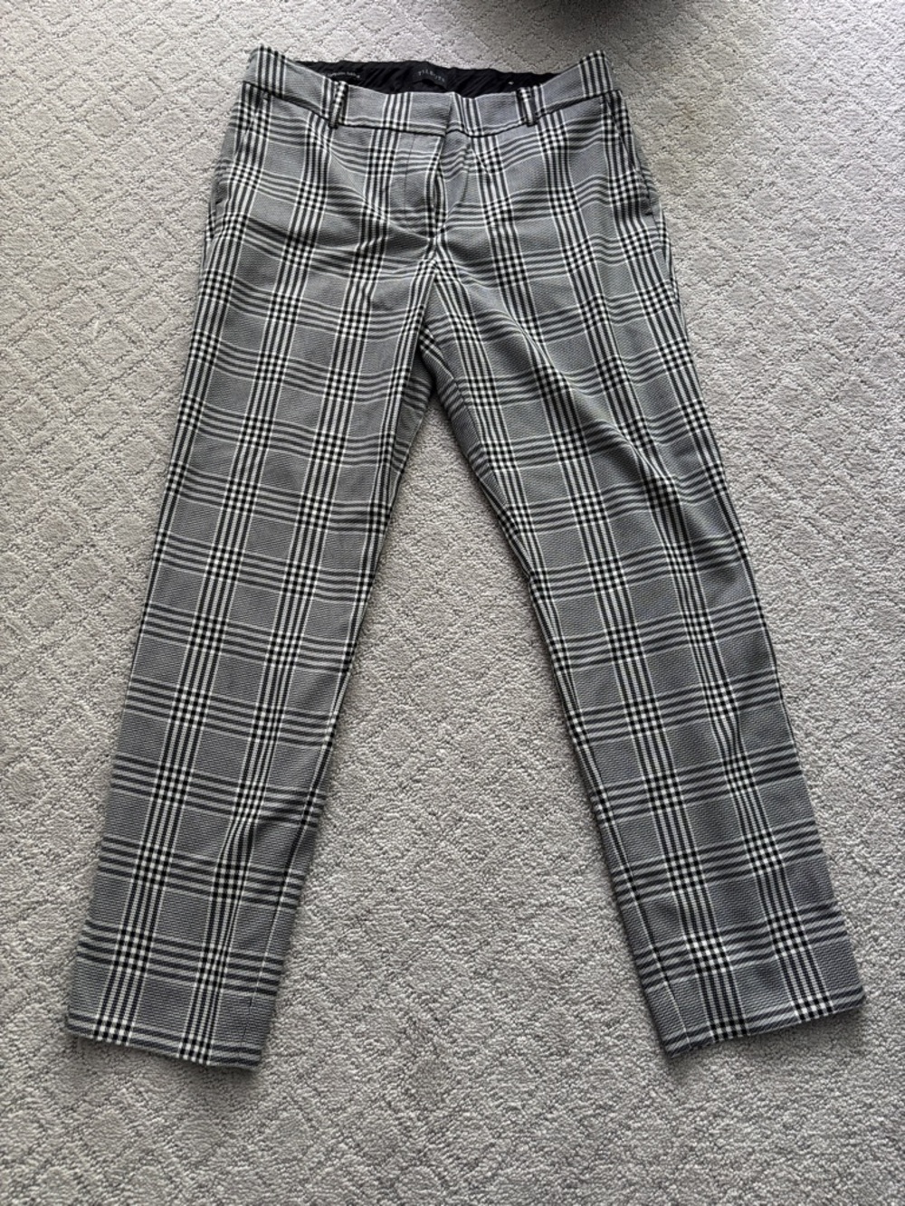 Talbots Hampshire Ankle Plaid Dress Pants
